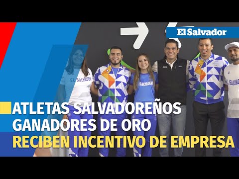 Atletas reciben incentivo económico y cuenta de ahorro por ganar oro en San Salvador 2023