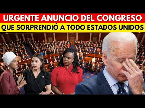 URGENTE ANUNCIO DEL CONGRESO QUE SORPRENDIÓ A TODO ESTADOS UNIDOS!