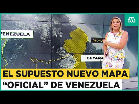 El nuevo mapa oficial de Venezuela: Maduro anexa zona del Esequibo fronterizo con Guyana