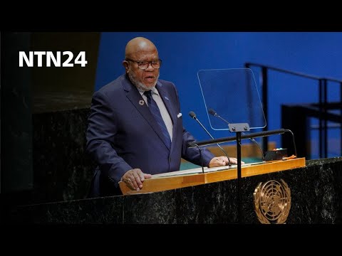 Dennis, Francis, presidente de la Asamblea General de la ONU conversó con NTN24