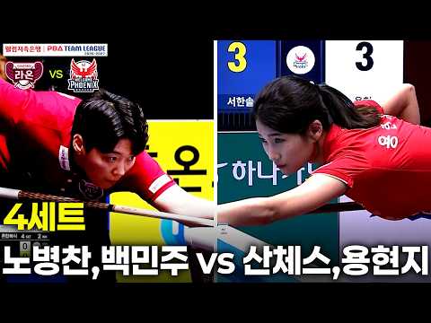 4세트 크라운해태( vs 웰컴저축은행( 팀리그 3R]