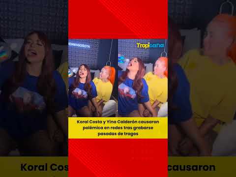 Koral Costa y Yina Calderón en un picante video