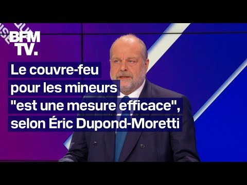Le couvre-feu pour mineurs, une mesure efficace: l'interview en intégralité d'Éric Dupond-Moretti