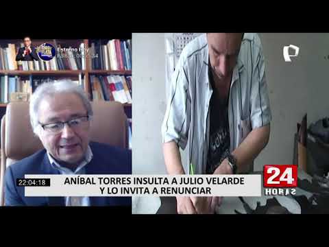 Ministro Aníbal insulta a Julio Velarde: Este gordito dice cualquier disparate
