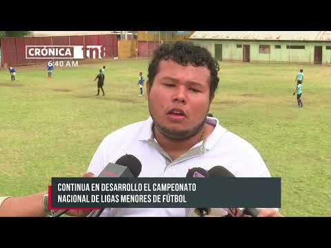 Alcaldía de Managua realiza campeonato nacional de ligas menores de fútbol - Nicaragua