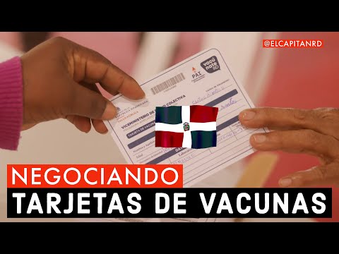 Las tarjetas de Vacunas en RD