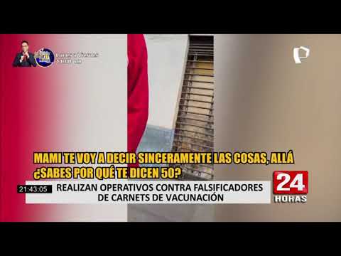 Falsificadores ofrecen carnets de vacunación Covid-19 en el centro de Lima