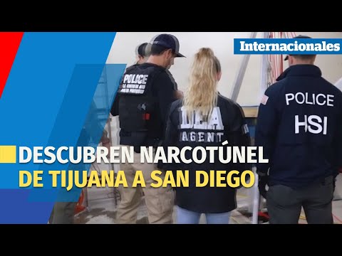 Descubren narcotúnel de Tijuana a San Diego