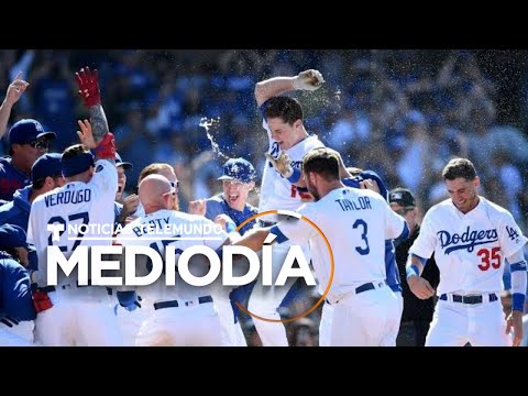 Los Dodgers vencen a los Bravos y pasan a la Serie Mundial | Noticias Telemundo