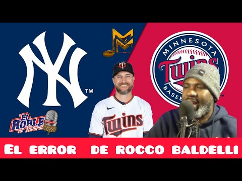 MLB YANKEE VS MINESOTA  , EL ERROR DEL MANAGER ROCCO BALDELLI , RIZZO HR A LA HORA BUENA , ANALISIS