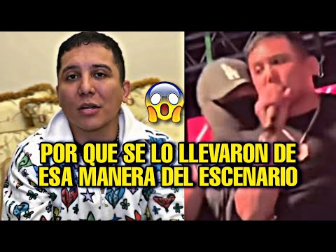 EDWIN LUNA EXPLICA POR QUÉ LO BAJARON DE ESA MANERA DEL ESCENARIO