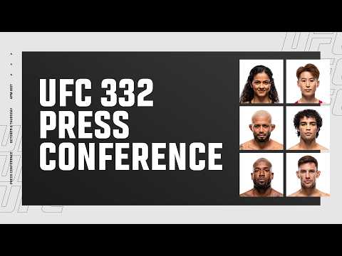 UFC 332: 경기 전 기자회견