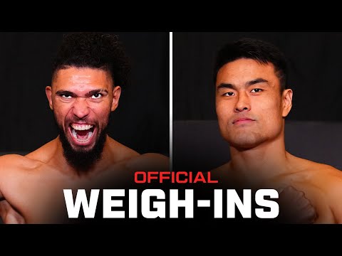 Walker vs Mingyang Weigh-Ins | UFC Shanghai