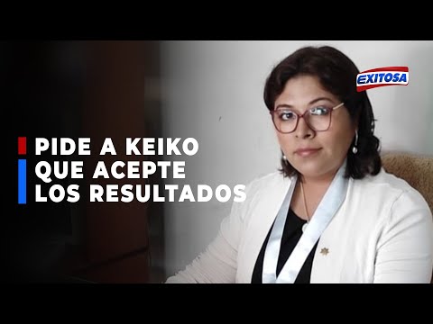 ??Betsy Chávez pide a Keiko Fujimori que “acepte los resultados” de las elecciones