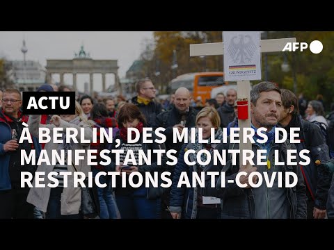 Berlin: des milliers de personnes manifestent contre les restrictions anti-Covid | AFP