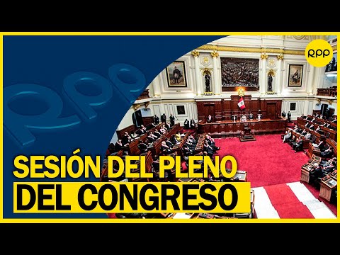 EN VIVO | Pleno del Congreso elige a su tercer vicepresidente