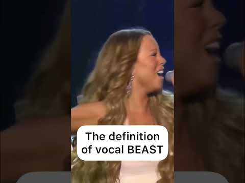 The definition of a VOCAL BEAST! #shorts #mariahcarey
