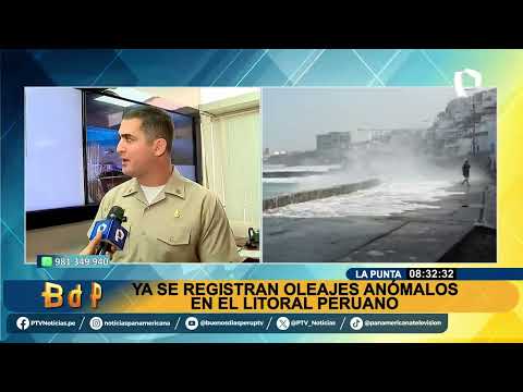 Tome sus precauciones: Ya se registran oleajes anómalos en litoral peruano