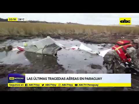 Recuento de tragedias aéreas en Paraguay