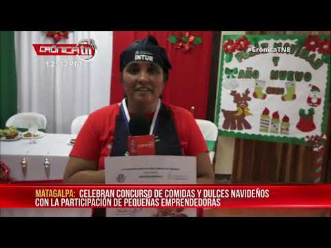 Celebran concurso de comidas y dulces navideños en Matiguás - Nicaragua