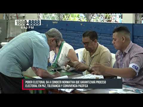 CSE presenta el Reglamento de Ética Electoral para Elecciones 2021 - Nicaragua