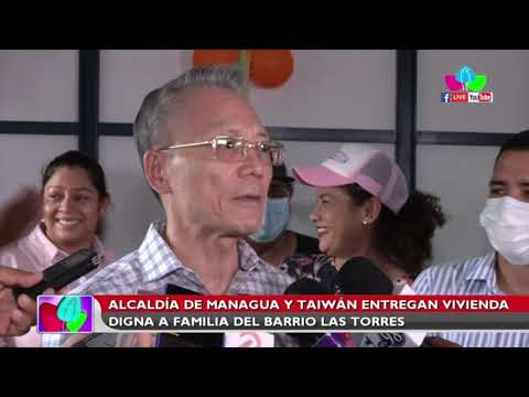 Alcaldía de Managua y Taiwán entregan vivienda digna a familia del barrio Las Torres