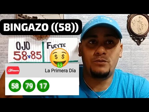 YO SOY ALEX NÚMEROS ((( 58 ))) CANTALO BINGO EN LA PRIMERA EL PRIMERO