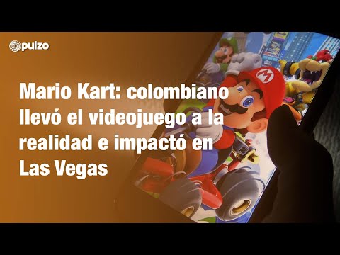 Mario Kart: un colombiano llevó el videojuego a la realidad e impactó en Las Vegas | Pulzo