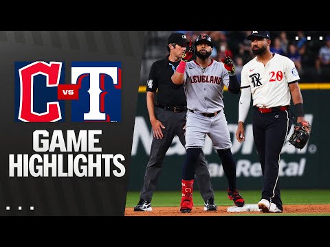 Guardians vs. Rangers Game Highlights (8/22/25) | MLB Highlights