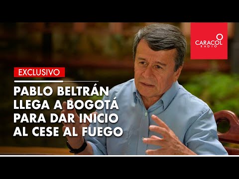 EXCLUSIVO: Pablo Beltrán llega a Bogotá para dar inicio al cese al fuego