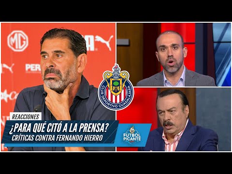 CHIVAS Hierro RESPALDA a Paunovic y a los jugadores tras la goleada ante el América | Futbol Picante