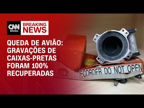 Queda de avião: gravações de caixas-pretas foram 100% recuperadas | CNN NOVO DIA