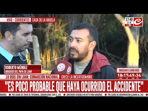 Abogado del papá de Loan: Es muy poco probable lo del accidente