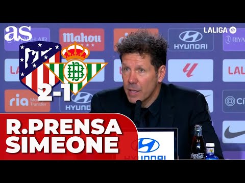 SIMEONE, rueda de prensa COMPLETA: MORATA, Gabriel PAULISTA... | ATLÉTICO 2- BETIS 1