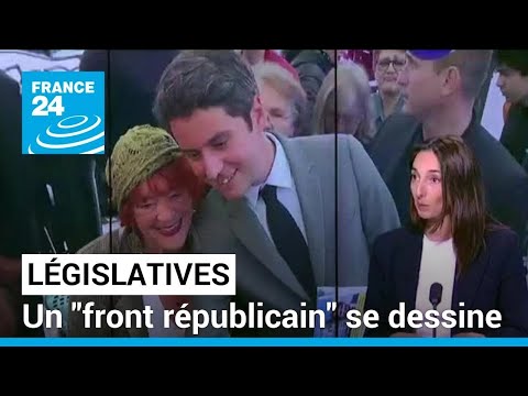 Législatives : un front républicain se dessine avant la clôture des candidatures • FRANCE 24