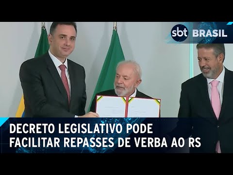 Lula envia decreto legislativo para facilitar repasses de verbas ao RS | SBT Brasil (06/05/24)