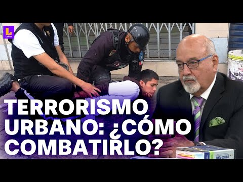 ¿Ley de terrorismo urbano en Lima? La labor de inteligencia policial es fundamental