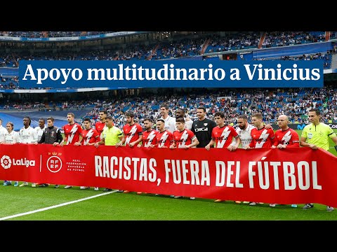 Apoyo multitudinario a Vinicius en el Bernabéu