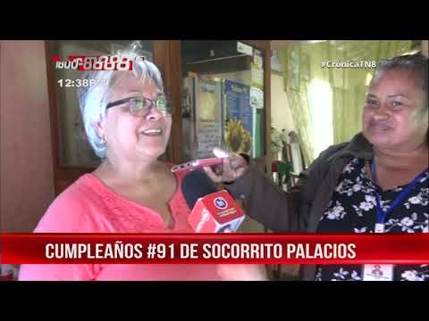 Granada: Madre del Cmdte. Pedro Aráuz Palacios cumple 91 años - Nicaragua