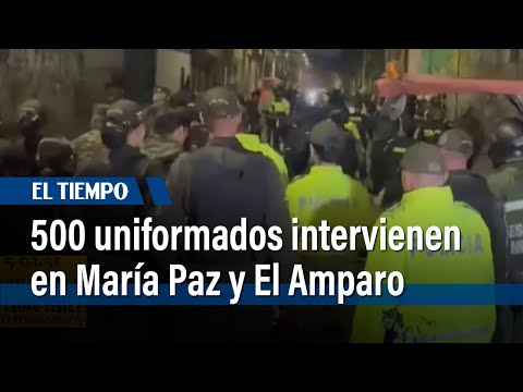 Operativo con más de 500 policías y militares en barrios María Paz y El Amparo | El Tiempo