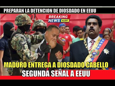 Maduro va a entregar a DIOSDADO CABELLO como hizo con SANTRICH hoy 22 mayo 2021