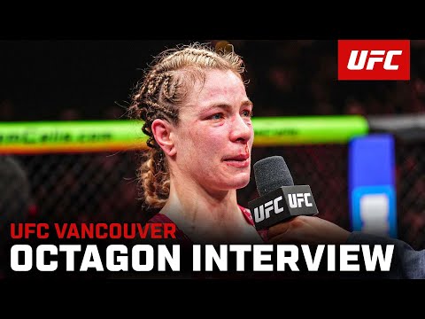 Melissa Croden Octagon Interview | UFC Vancouver