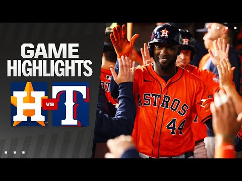 Astros vs. Rangers Game Highlights (4/8/24) | MLB Highlights