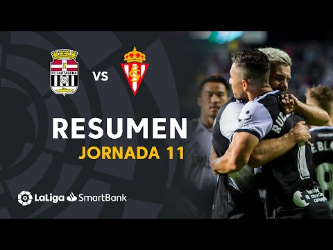 Resumen de FC Cartagena vs Real Sporting (1-0)