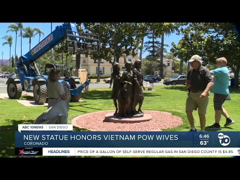 New statue in Coronado honors wives of Vietnam POWs