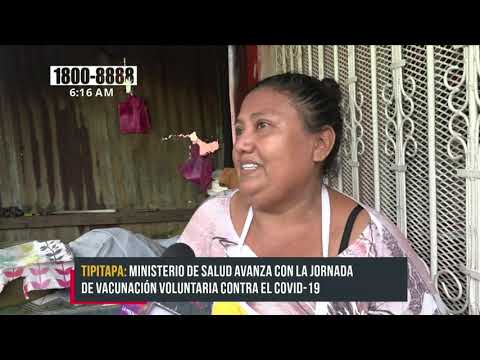 Vacunación casa a casa llega a barrio Oronte Centeno de Tipitapa-Nicaragua