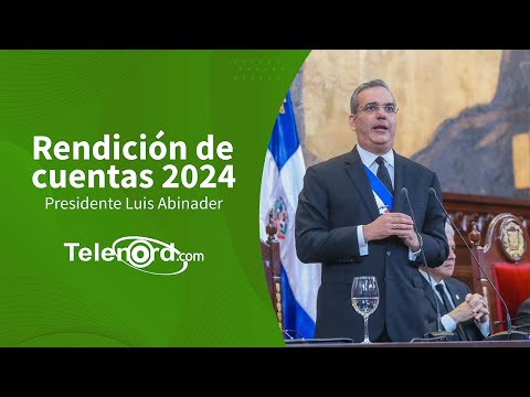 EN VIVO: Rendición de cuentas del presidente Luis Abinader (27-2-2024)