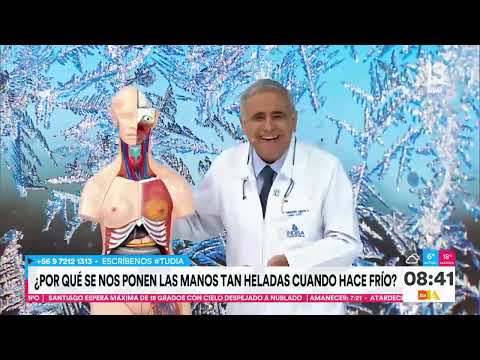 Manos heladas: Dr. Ugarte explica condición debido a bajas temperaturas | Tu Día | Canal 13