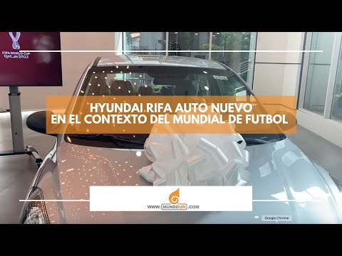 Hyundai Venezuela rifa auto nuevo en el contexto del Mundial Catar 2022
