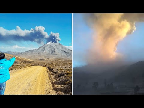 Moquegua: volcán Ubinas registra una nueva explosión y estaría matando el ganado local